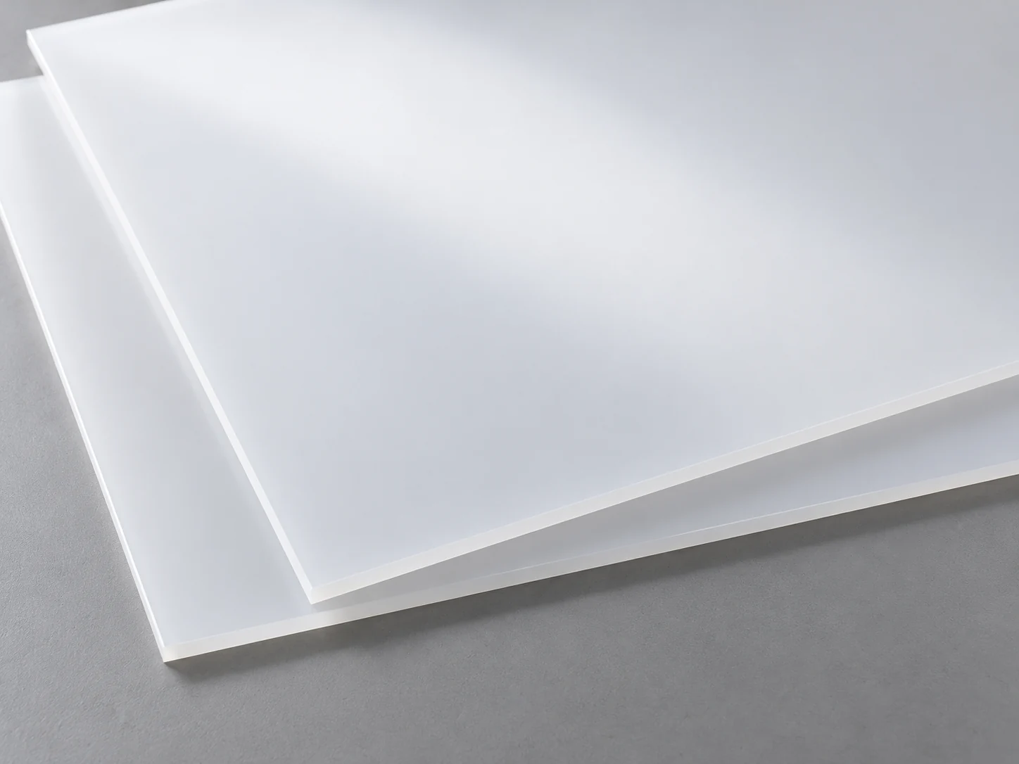 Single-sided matte acrylic material reference